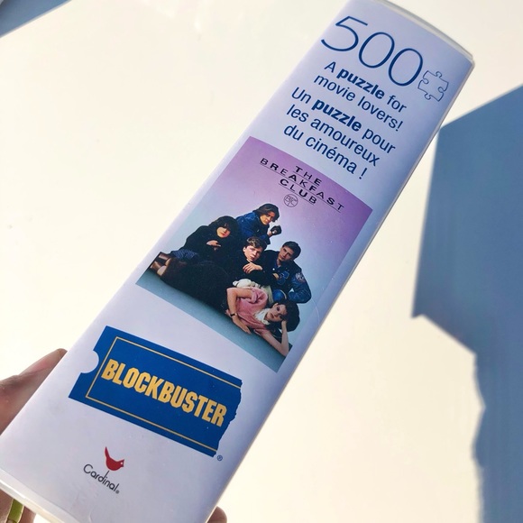 NWB The Breakfast Club Movie 500 Piece Puzzle In A Blockbuster Video Box New - Picture 4 of 6